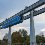 Wuhans sky Train Transparent Floor Offers Aerial Views 