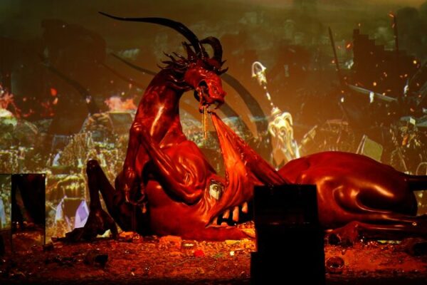 Artist reimagines ancient Chinese myths through sculpture and tech video poster