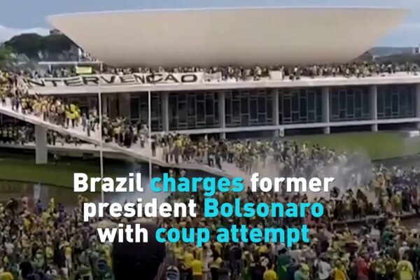 Brazil Charges Former President Bolsonaro with Coup Attempt Video Poster 