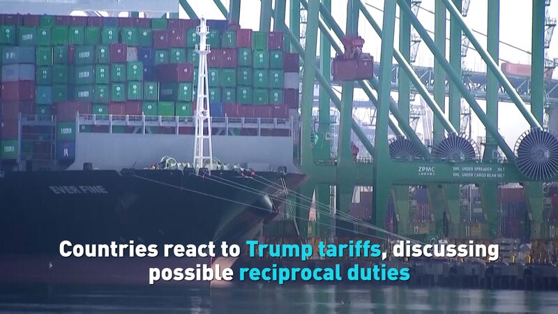 Countries React to Trump Tariffs with Possible Reciprocal Duties Video Poster 