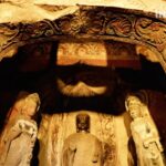 Cultures Blend in Xiangtangshan Caves Honeysuckle Patterns 