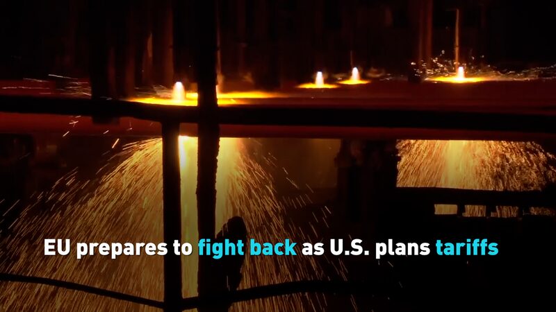Eu Prepares to Fight Back As Us Plans Tariffs Video Poster 