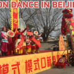 Lion Dance at Moshikou New Year Festival in Beijing Video Poster 