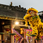 Lion Dance Performance Sparkles at Ancestral Hall in Shenzhen 