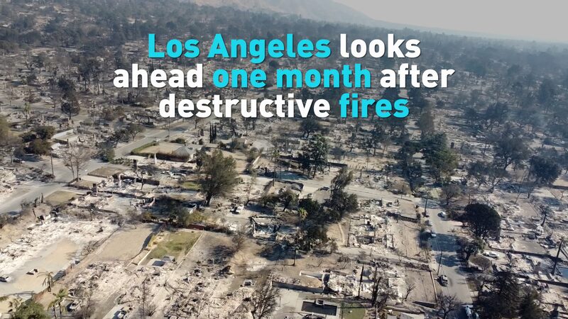 # - My News! Los Angeles Looks Ahead One Month After Destructive Fires Video Poster