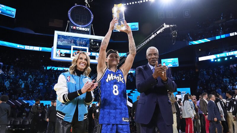 Mac Mcclung Pulls off 1st Nba Dunk Contest Three peat 