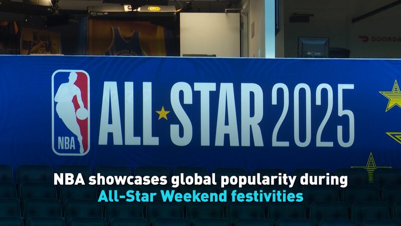 Nba Showcases Global Popularity During All star Weekend Festivities Video Poster 