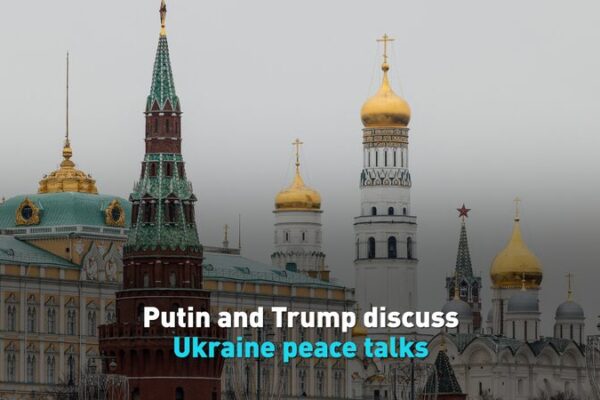 Putin and Trump discuss Ukraine peace talks video poster