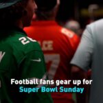 Sports Fans Gear Up for Super Bowl Sunday Video Poster 