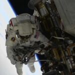 Stranded Astronauts Take First Spacewalk Set Record 