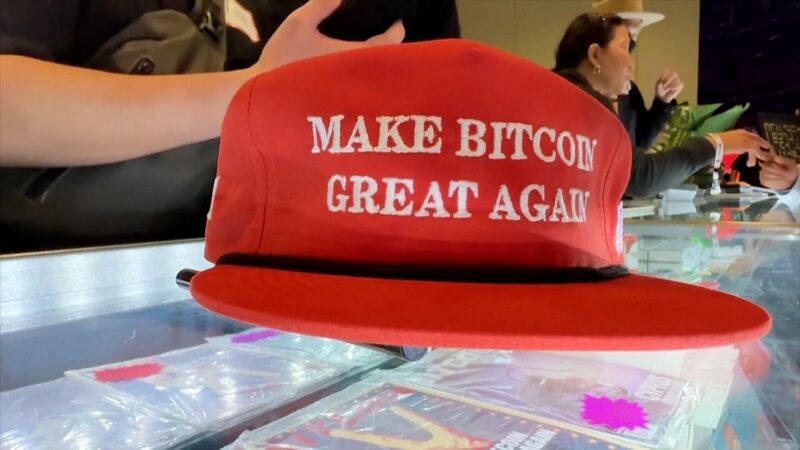 Trump Making a Mark As the Bitcoin President Video Poster 