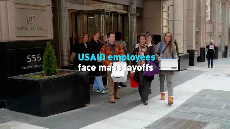 USAID Workers Face Uncertainty Amid Proposed Budget Cuts USAID employees face mass layoffs video poster