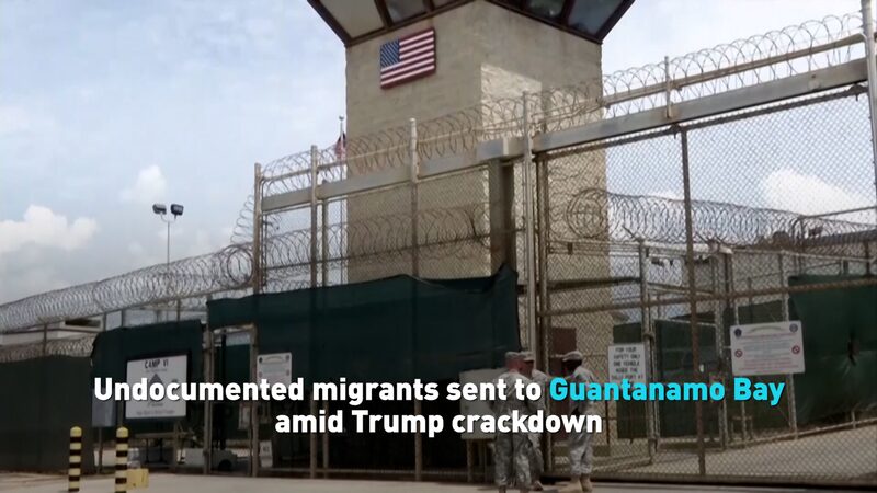 # - My News! Undocumented Migrants Sent to Guantanamo Bay Amid Trump Crackdown Video Poster