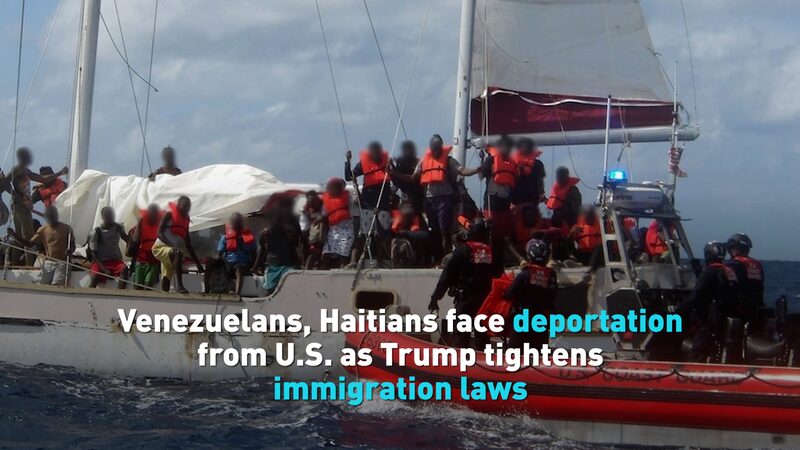 # - My News! Venezuelans Haitians Face Deportation As Trump Tightens Immigration Video Poster