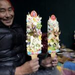 Yak Butter Sculptures Brighten Tibetan New Year Celebrations in Xizang 