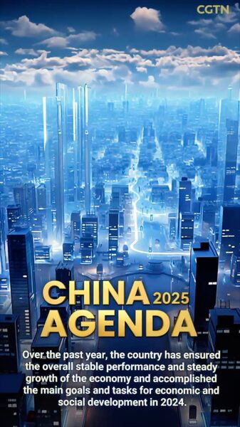 # - My News! Aigc Posters China Accomplished Its 2024 Main Development Goals Video Poster