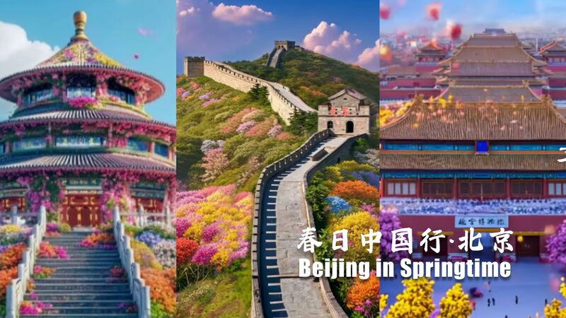 # - My News! Ai Magic Beijing Landmarks Blossom Ahead of Two Sessions Video Poster