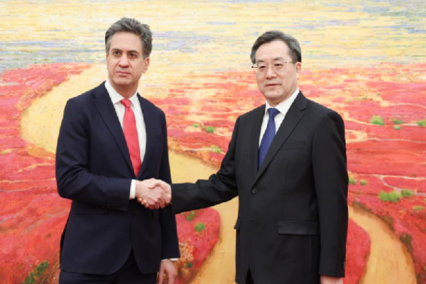 China, UK pledge to jointly address climate change