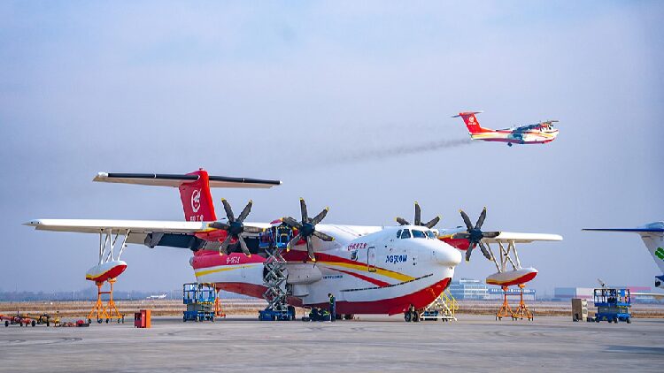 Chinas Ag600 Amphibious Aircraft Completes All Flight Tests 