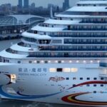 Chinas First Homegrown Large Cruise Ship Completes 100 Voyages Video Poster 