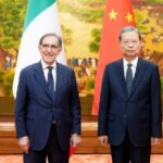Chinas Top Legislator Holds Talks with Italys Senate President 