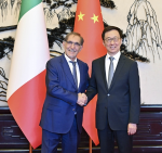 Chinese Vice President Meets Italys Senate President 