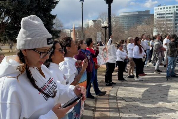 Denver residents fight back against immigration raids video poster