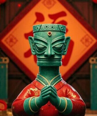 Ancient Chinese Relics Come to Life in AI-Generated Festival Videos Explore Chinese festive delight through lens of cultural relics video poster