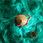 Fisherwoman Mends Nets in a Sea of Green 