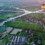 Live View of Jinghang Grand Canal in Chinas Zhejiang Province 