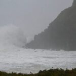 Live View of Sea in Southport As Cyclone Alfred Barrels to Australia Video Poster 