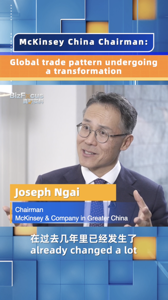 Mckinsey China Chairman World Trade Pattern Undergoing Transformation Video Poster 