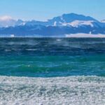 Natures Symphony Sayram Lake Foreshadows Springs Ice melting Season 