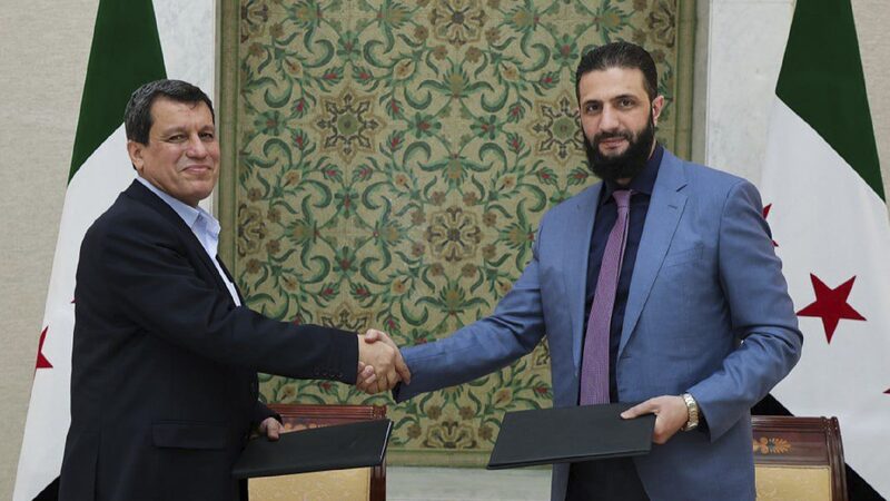 Syria Sdf Strike Deal to Merge Institutions 