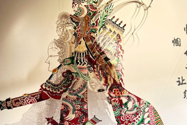 # - My News! the Image of Legendary Heroine Mu Guiying in Shadow Puppetry Artwork