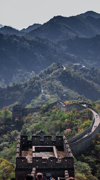 Tourists China Travel Tips at the Great Wall Video Poster 