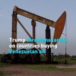 Trump Threatens Tariffs on Countries Buying Venezuelan Oil Video Poster 
