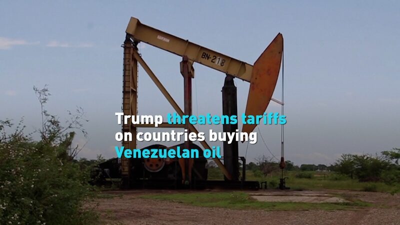 Trump Threatens Tariffs on Countries Buying Venezuelan Oil Video Poster 
