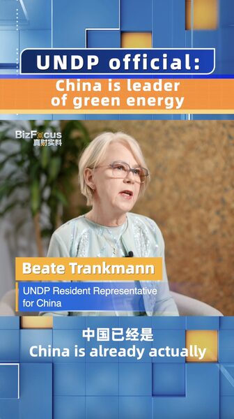 Undp Official China is Leader of Green Energy Video Poster 