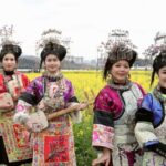 Villagers in Guizhou Celebrate Ethnic Culture Amid Rapeseed Fields 
