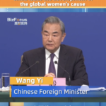Wang Yi China Leads Development of Global Womens Cause Video Poster 