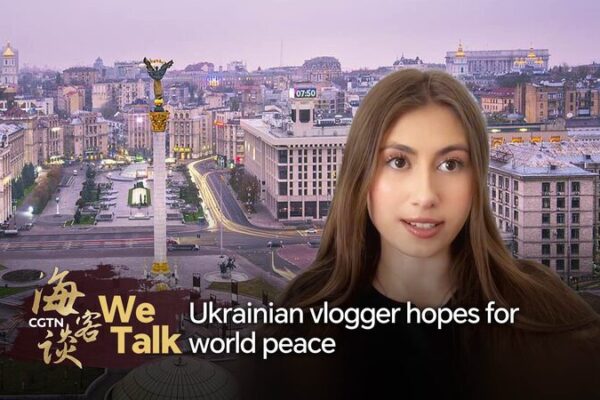 Ukrainian Vlogger Karyna Shares Hopes for Peace Amidst Conflict We Talk: Ukrainian vlogger hopes for world peace video poster