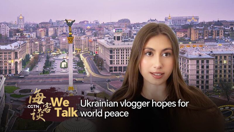 We Talk Ukrainian Vlogger Hopes for World Peace Video Poster 