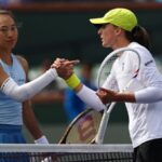 Zheng Qinwens Bnp Paribas Open Run Halted by World No 2 Iga Swiatek 