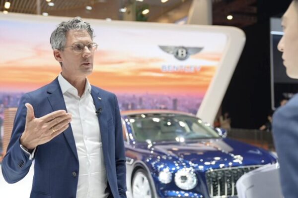 Bentley CEO: High US Tariffs Cause Customers to Hesitate Bentley: Customers hold back decisions due to tariffs video poster