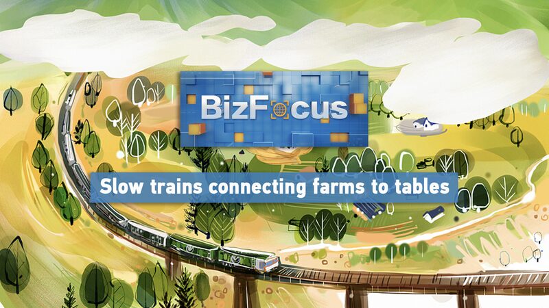 # - My News! Bizfocus Ep126 Slow Trains Connecting Farms to Tables Video Poster