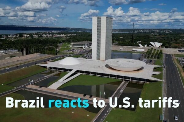 Brazil reacts to U.S. tariffs video poster