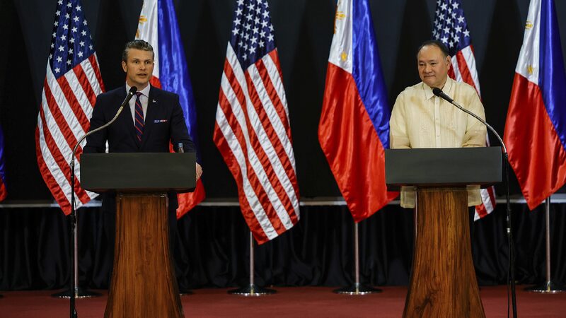 China Us philippines Military Ties Shouldnt Harm Regional Peace 
