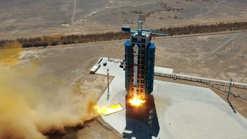 China Launches Test Spacecraft for Satellite Internet Video Poster 