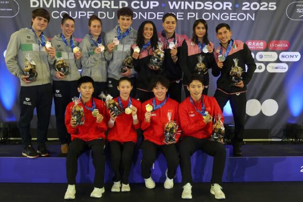China Dominates Mixed Team Event to Win Gold at Diving World Cup China win mixed 3m & 10m team gold medal at Diving World Cup